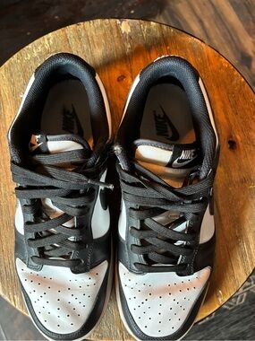 Nike Black and White Skate-Style Sneakers